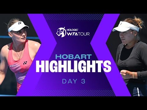 Yastremska, Mertens, Anisimova Take The Stage On Day 3 In Hobart | WTA Match Highlights