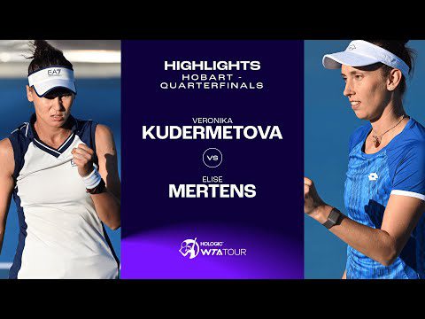 Veronika Kudermetova vs. Elise Mertens  | 2025 Hobart Quarterfinal | WTA Match Highlights