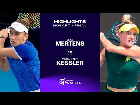 Elise Mertens vs. McCartney Kessler | 2025 Hobart Final | WTA Match Highlights