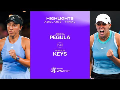 Jessica Pegula vs. Madison Keys | 2025 Adelaide Final | WTA Match Highlights