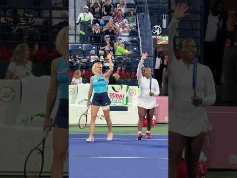 the winning moment 🏆 #WTA #TaylorTownsend #KaterinaSiniakova #DDFTennis