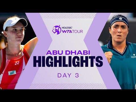 Thrilling Day 3 in Abu Dhabi featuring Rybakina, Jabeur & more | WTA Match Highlights