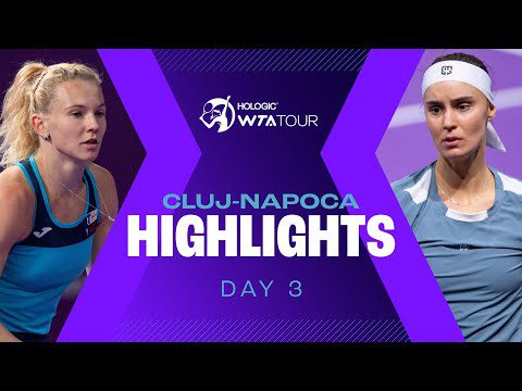 Day 3 in Cluj-Napoca featuring Siniakova, Kalinina & more | WTA Match Highlights