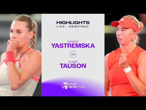 Dayana Yastremska vs. Clara Tauson | 2025 Linz Semifinal | WTA Match Highlights