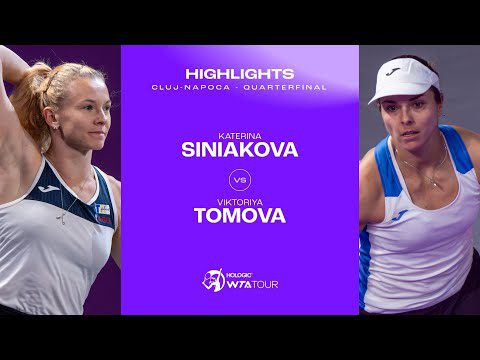 Katerina Siniakova vs. Viktoriya Tomova | 2025 Cluj-Napoca Quarterfinal | WTA Match Highlights