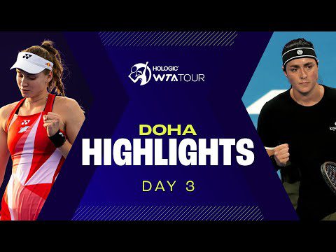 Watch Top Players Compete on Day 3 in Doha | WTA Match Highlights